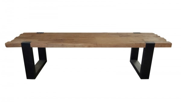 Sit Möbel Couchtisch 130x60 cm (CROCO) 11416-01 (Antikfinish, Beine schwarz) Günstig kaufen