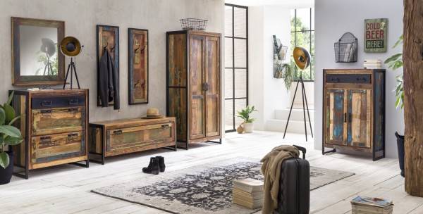 Sit Möbel Garderobe (BALI) 03563-98 (bunt mit antikschwarz) Muttertagsangebot