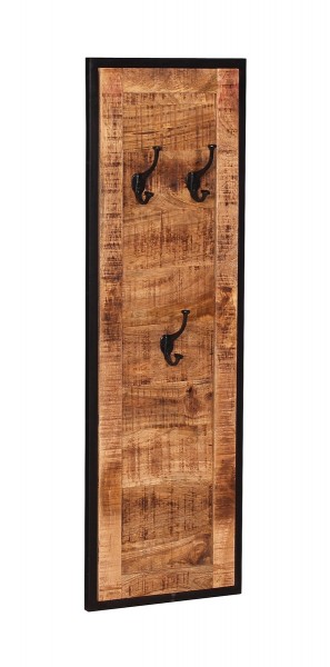 Sit Möbel Garderobenpaneel (SIDNEY) 14363-01 (natur, schwarz) Exklusive Angebote