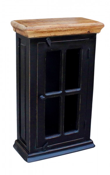 Sit Möbel Hängeschrank (CORSICA) 05802-11 (schwarz mit honigfarbiger Deckplatte) Große Rabatte