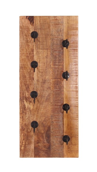 Sit Möbel Wand-Weinregal (RUSTIC) 01931-04 (natur antik mit antikschwarzen Haken) Neueste Stile