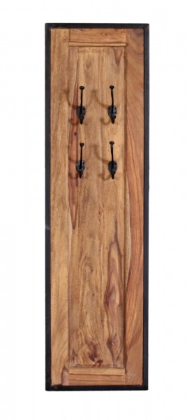 Sit Möbel Wandgarderobe (PANAMA) 09263-01 (natur mit antikschwarz) Zeitbegrenzte Promotion