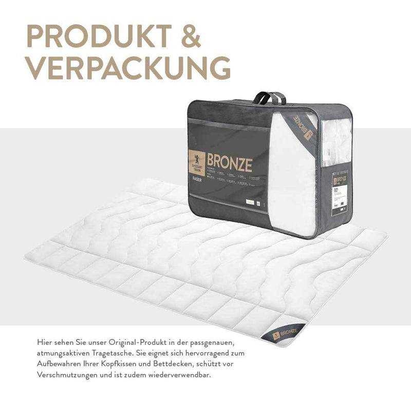 Spessarttraum Faser Steppbettdecke Spessarttraum Bronze, hochwertiges Faservlies 100 % Polyester Bestseller