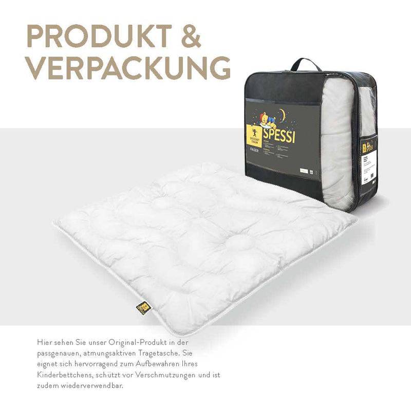 Spessarttraum Faserkinderwagendecke Spessarttraum Spessi, hochbauschiger Faserflaum 100 % Polyester, mit Punktsteppung JETZT KAUFEN