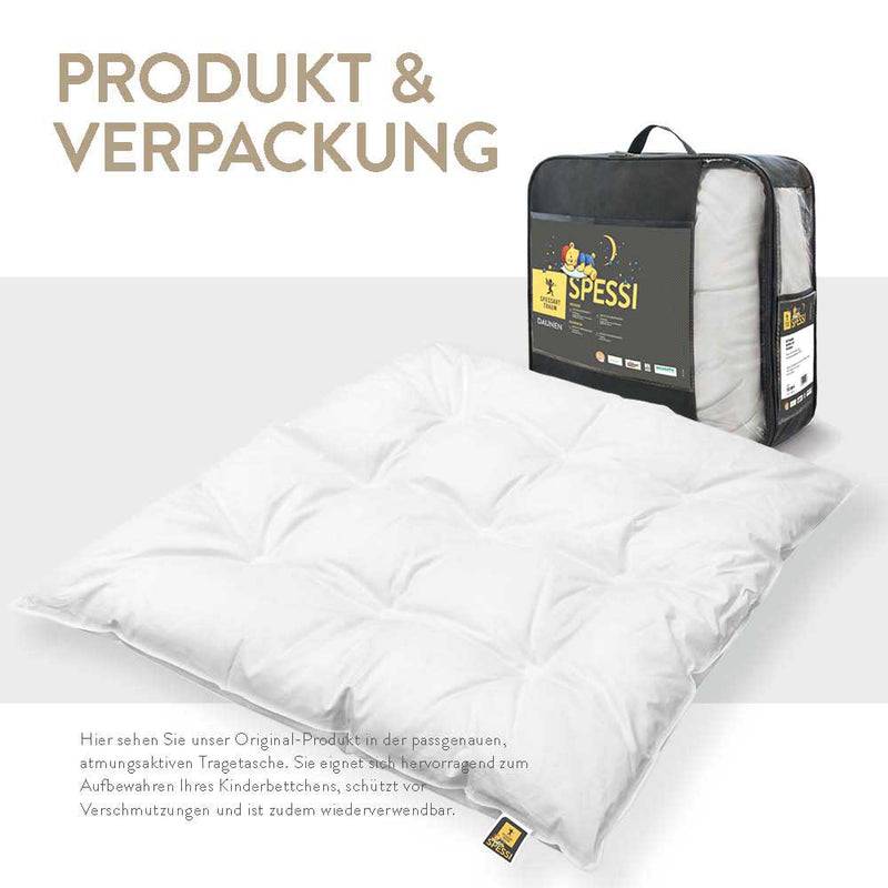 Spessarttraum Daunenkinderwagendecke Spessarttraum Spessi, 90 % Daunen / 10 % Federn, mit Punktsteppung Zeitbegrenzte Promotion