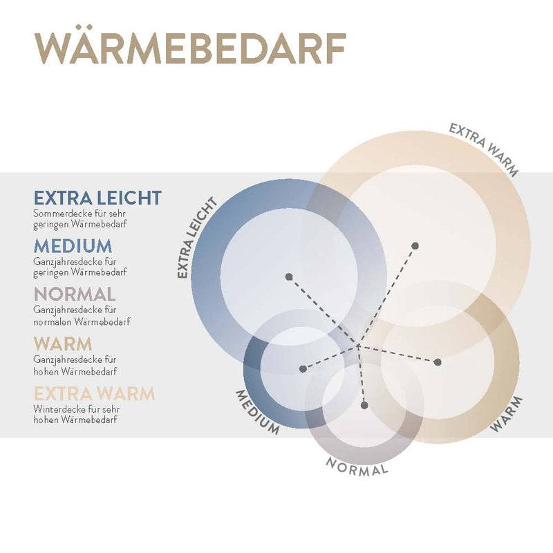 Spessarttraum Daunenbettdecke Spessarttraum Blue, 60 % Daunen / 40 % Federn Speichern exportieren