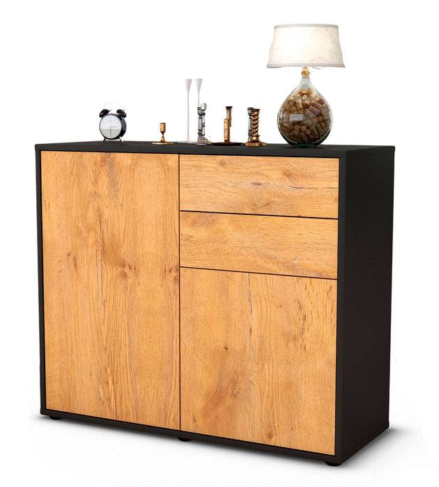 Stil Zeit Möbel Sideboard Chantal, Eiche (92x79x35cm)