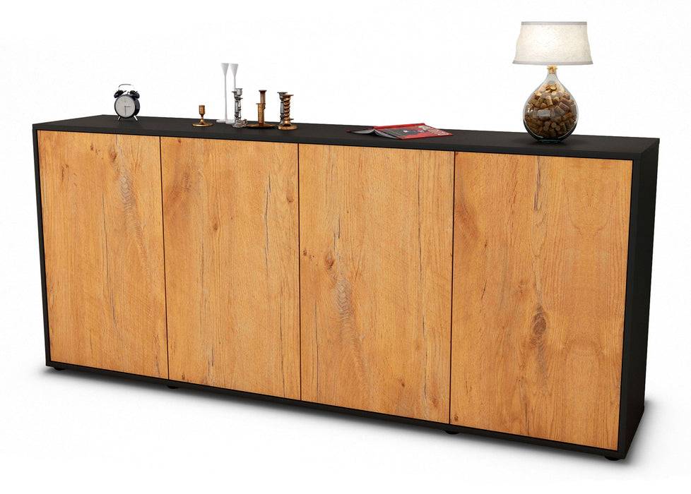 Stil Zeit Möbel Sideboard Elana, Eiche (180x79x35cm)