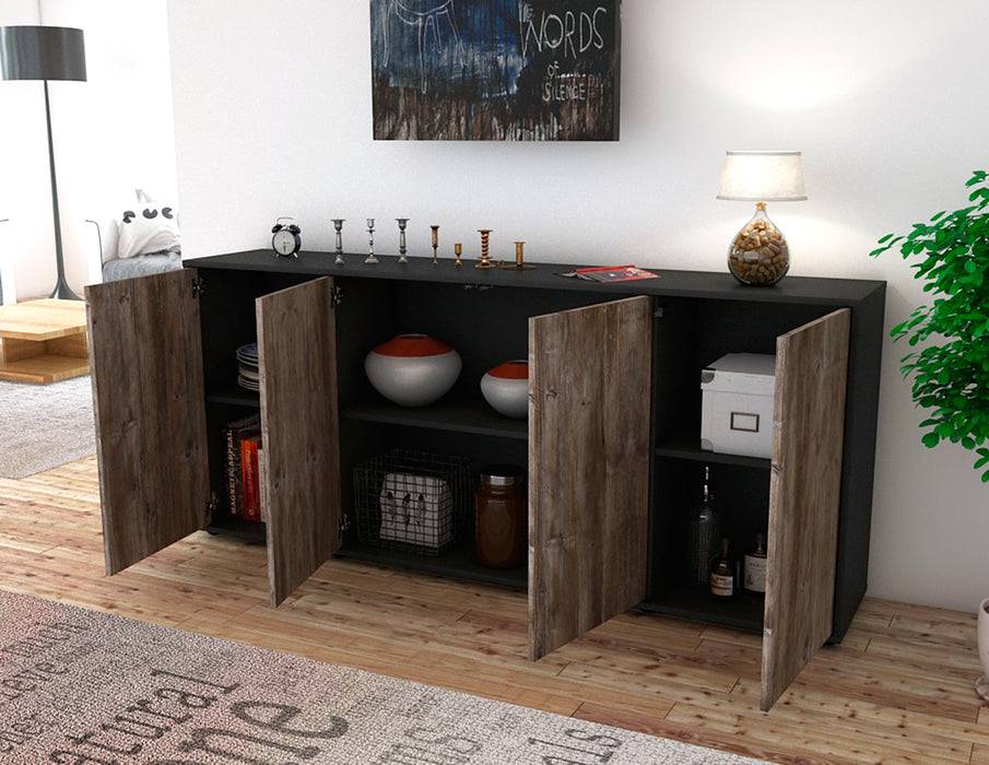 Stil Zeit Möbel Sideboard Elana, Eiche (180x79x35cm) Bis zu 60% Rabatt