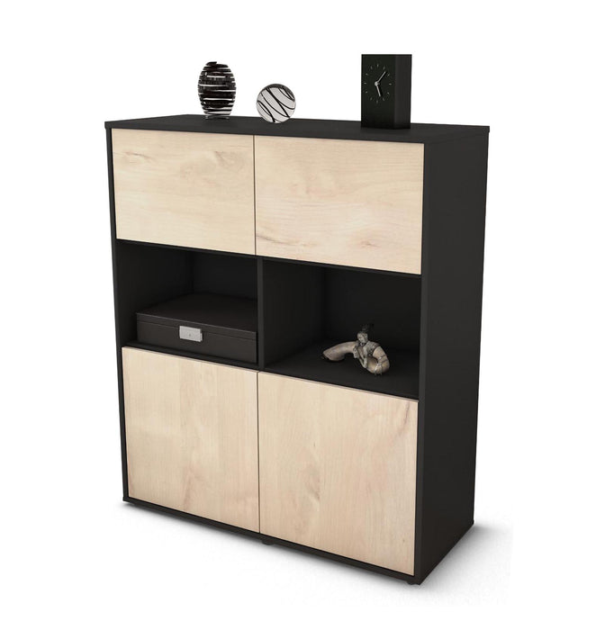 Stil Zeit Möbel Highboard Katyna ,Zeder (92x108x35cm)