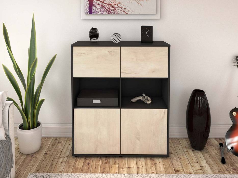 Stil Zeit Möbel Highboard Katyna ,Zeder (92x108x35cm) Muttertagsangebot