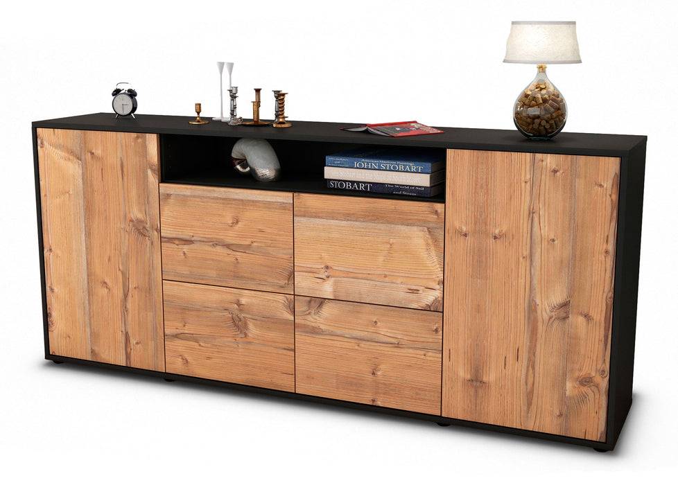Stil Zeit Möbel Sideboard Ephenia, Pinie (180x79x35cm)