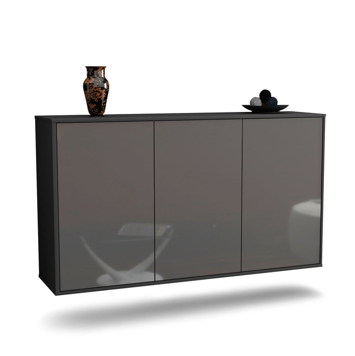Stil Zeit Möbel Sideboard Chattanooga, Grau, hängend (136x79x35cm)