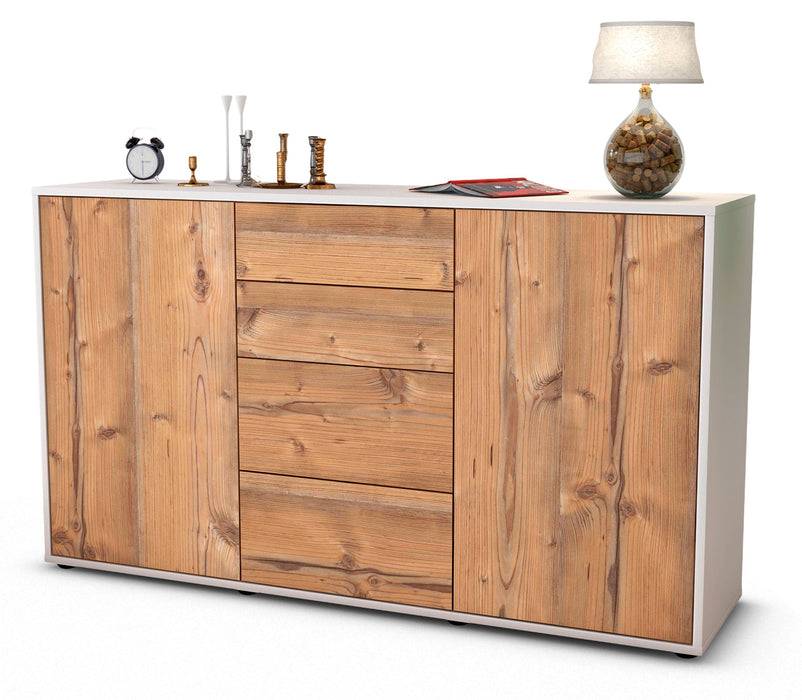 Stil Zeit Möbel Sideboard Donna, Pinie (136x79x35cm)