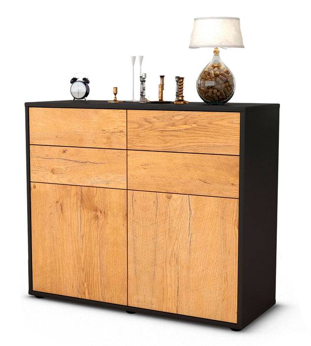 Stil Zeit Möbel Sideboard Celia, Eiche (92x79x35cm)