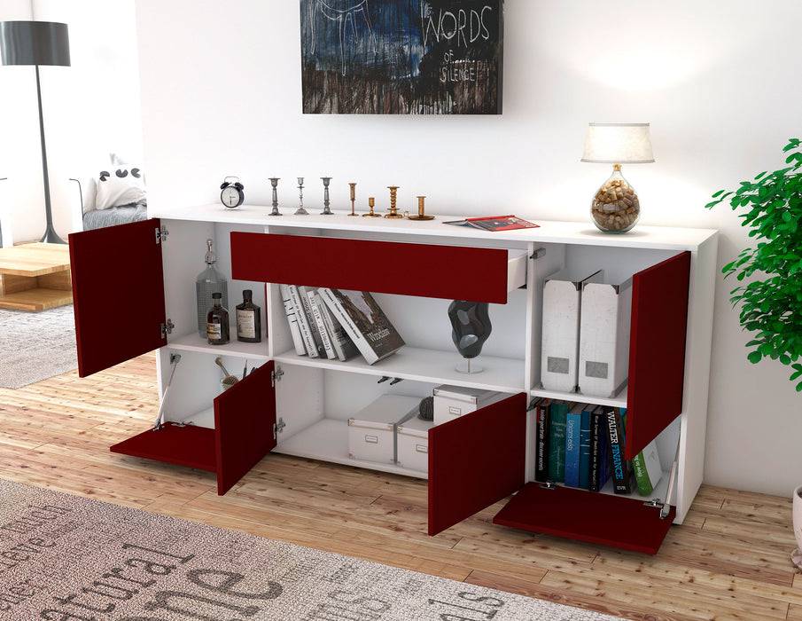 Stil Zeit Möbel Sideboard Elsa, Gelb (180x79x35cm) Meist gekauft