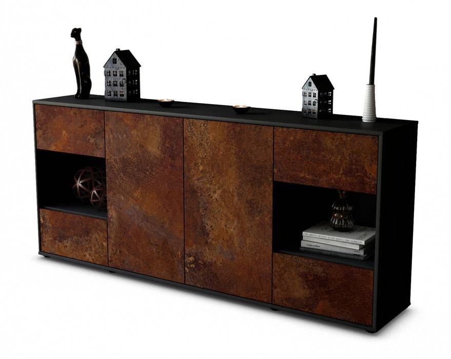 Stil Zeit Möbel Sideboard Gaia, Rost (180x79x35cm)