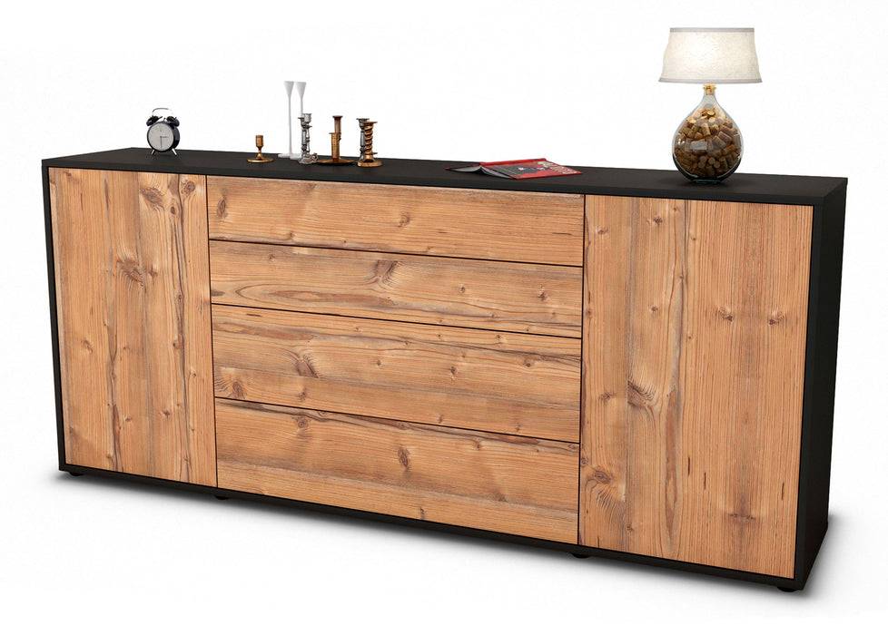 Stil Zeit Möbel Sideboard Elettra, Pinie (180x79x35cm)