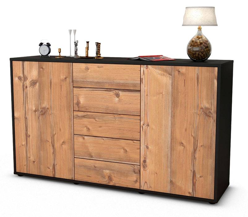 Stil Zeit Möbel Sideboard Dorelly, Pinie (136x79x35cm)