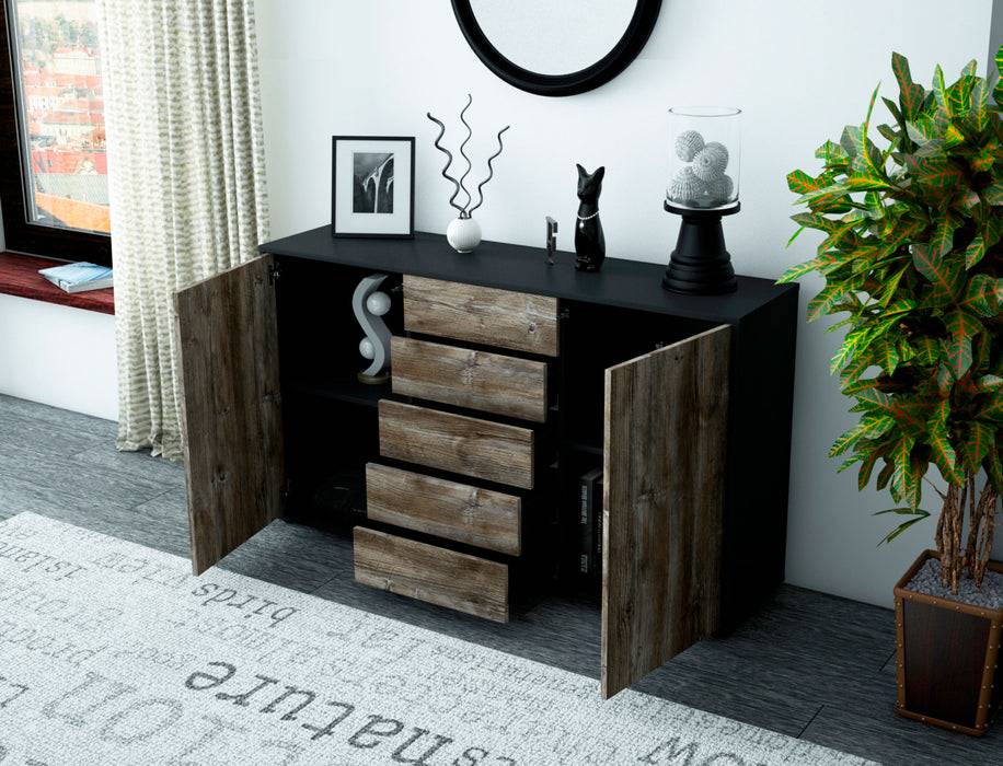 Stil Zeit Möbel Sideboard Dorelly, Pinie (136x79x35cm) Tiefpreis