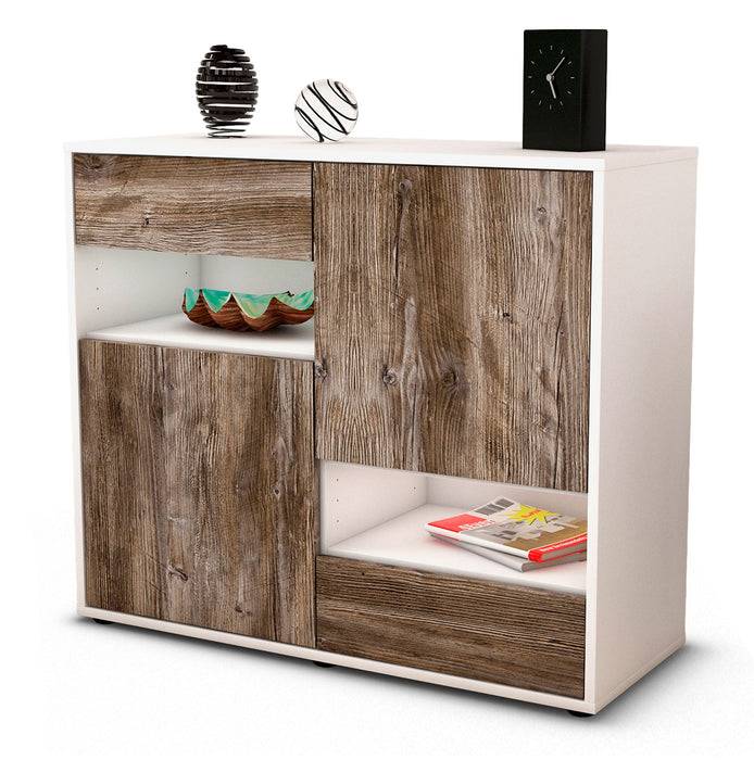 Stil Zeit Möbel Sideboard Carmelina, Treibholz (92x79x35cm)