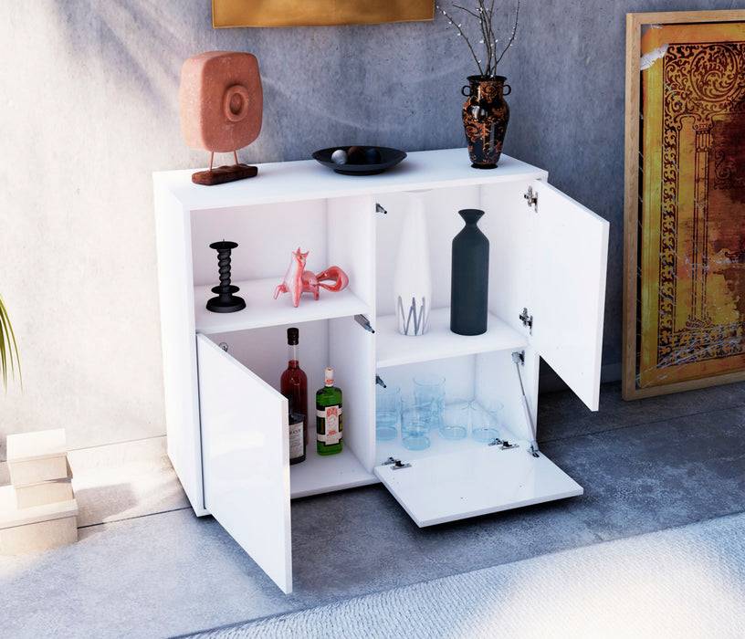 Stil Zeit Möbel Sideboard Carina, Grün (92x79x35cm) 50% Rabatt für begrenzte Zeit