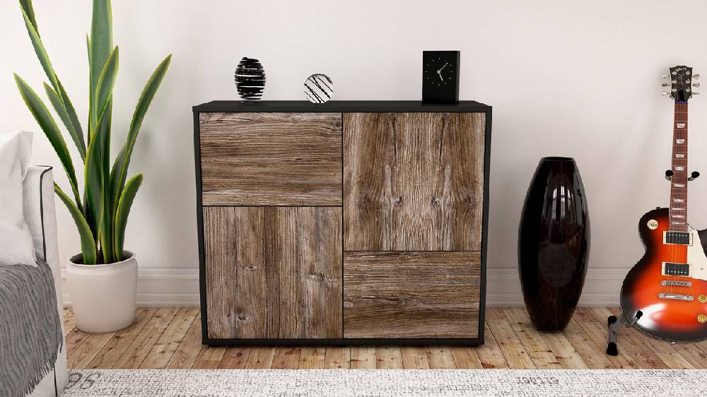 Stil Zeit Möbel Sideboard Carla, Treibholz (92x79x35cm) Online