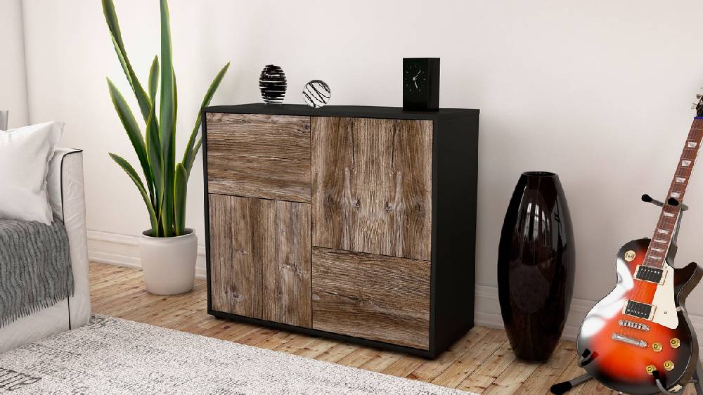 Stil Zeit Möbel Sideboard Carla, Treibholz (92x79x35cm) Online