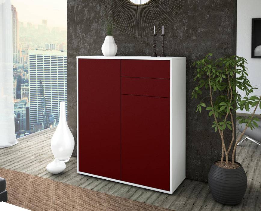 Stil Zeit Möbel Highboard Lisann ,Bordeaux (92x108x35cm) JETZT KAUFEN