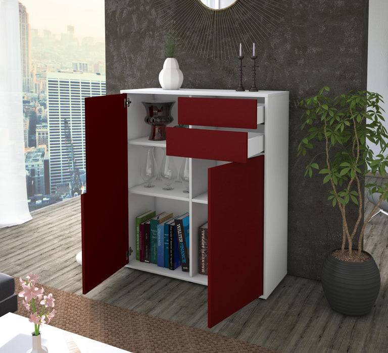 Stil Zeit Möbel Highboard Lisann ,Bordeaux (92x108x35cm) JETZT KAUFEN