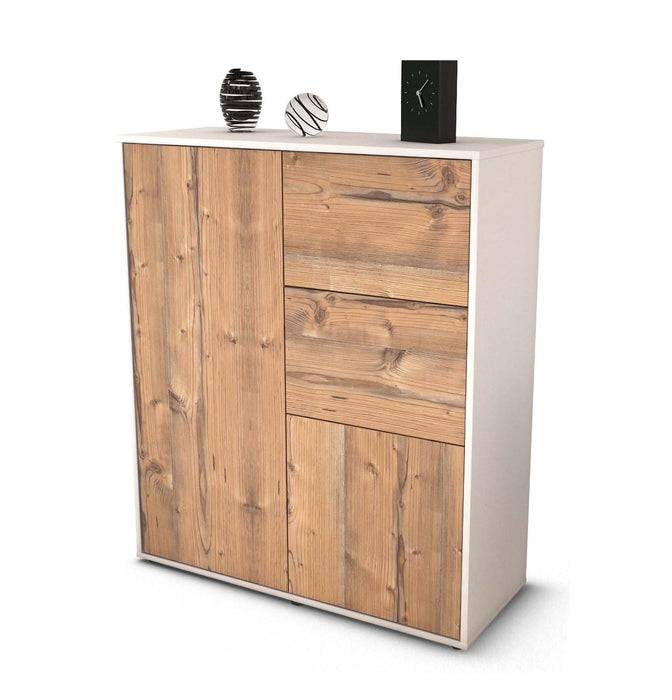 Stil Zeit Möbel Highboard Letizia ,Pinie (92x108x35cm)