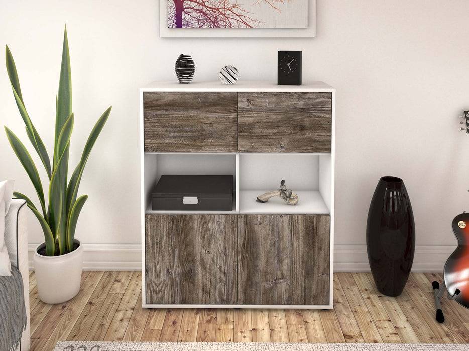 Stil Zeit Möbel Highboard Katyna ,Treibholz (92x108x35cm) Bis zu 65% Rabatt