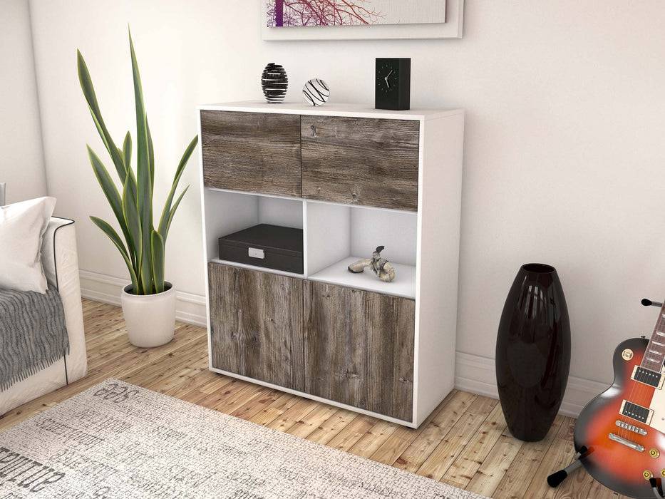 Stil Zeit Möbel Highboard Katyna ,Treibholz (92x108x35cm) Bis zu 65% Rabatt