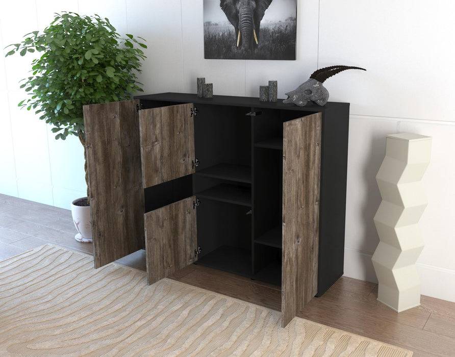 Stil Zeit Möbel Highboard Maila ,Pinie (136x108x35cm) 2025