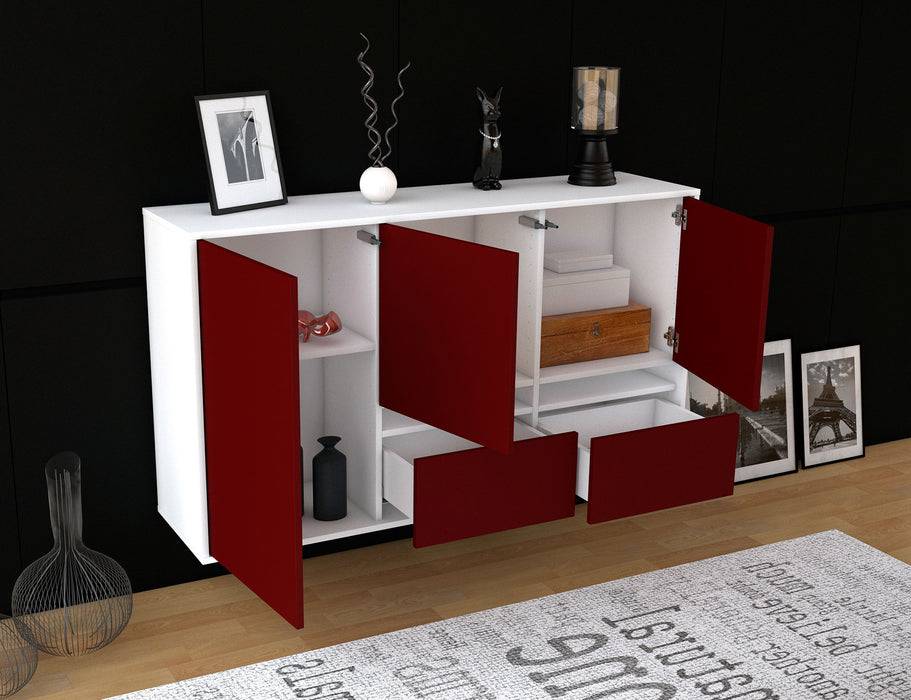 Stil Zeit Möbel Sideboard Lancaster, Bordeaux, hängend (136x79x35cm) Limitierter Zeitrabatt