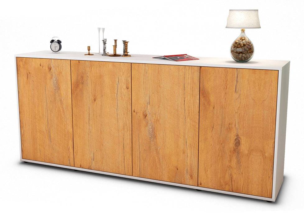 Stil Zeit Möbel Sideboard Elana, Eiche (180x79x35cm)