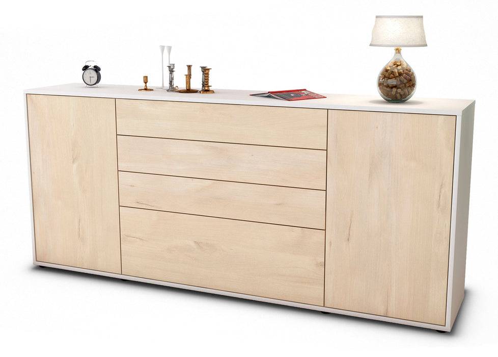 Stil Zeit Möbel Sideboard Eleni, Zeder (180x79x35cm)