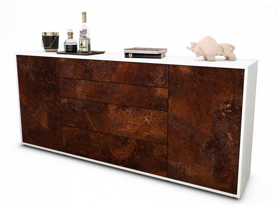 Stil Zeit Möbel Sideboard Elettra, Rost (180x79x35cm)