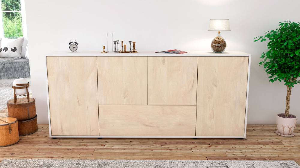 Stil Zeit Möbel Sideboard Eli, Zeder (180x79x35cm) Cyber Monday
