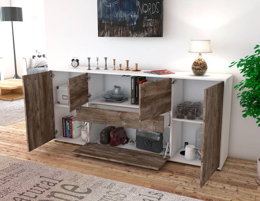 Stil Zeit Möbel Sideboard Elisa, Pinie (180x79x35cm) Osterangebot
