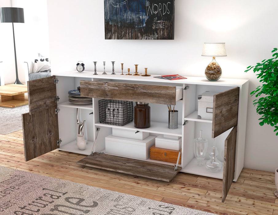 Stil Zeit Möbel Sideboard Fabiola, Pinie (180x79x35cm) Jubiläumsangebot