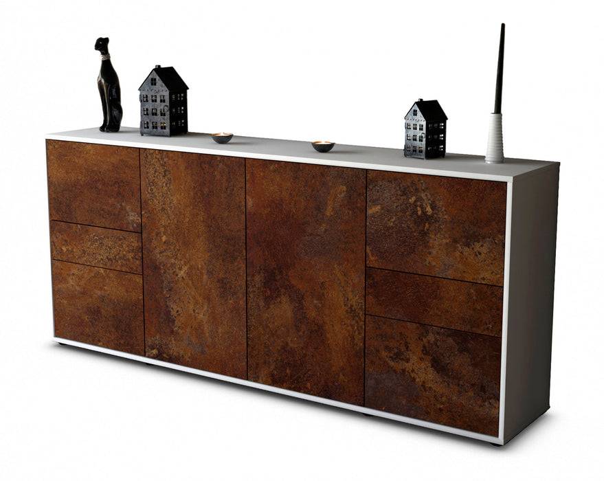 Stil Zeit Möbel Sideboard Gemma, Rost (180x79x35cm) Top Angebot