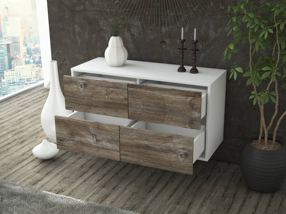 Stil Zeit Möbel Lowboard Philadelphia, Zeder, hängend (92x49x35cm) Bestseller