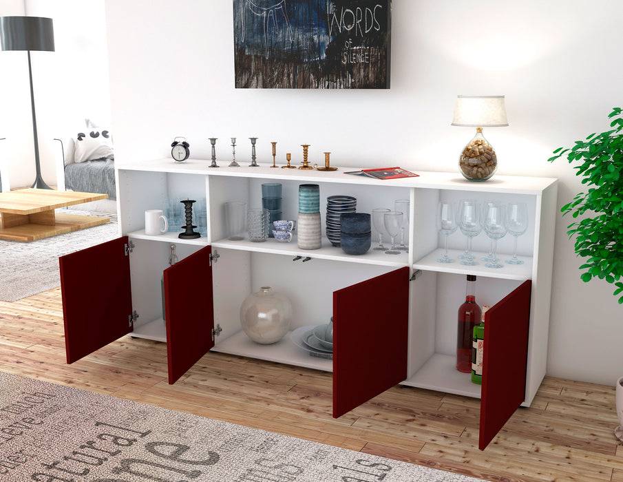 Stil Zeit Möbel Sideboard Enrica, Bordeaux (180x79x35cm) JETZT KAUFEN