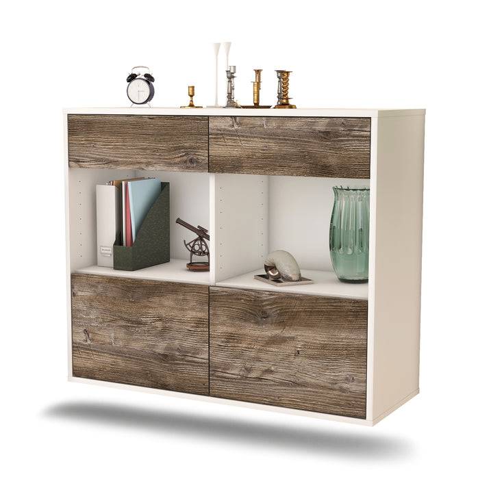 Stil Zeit Möbel Sideboard Mobile, Treibholz, hängend (92x79x35cm)