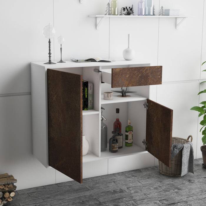 Stil Zeit Möbel Sideboard Augusta, Rost, hängend (92x79x35cm) Auslauf