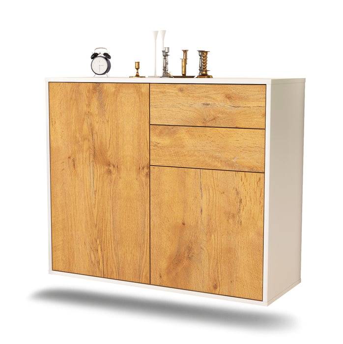 Stil Zeit Möbel Sideboard Huntington Beach, Eiche, hängend (92x79x35cm)