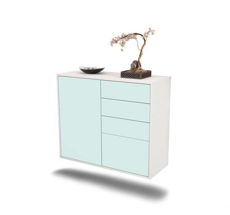 Stil Zeit Möbel Sideboard Tacoma, Mint, hängend (92x79x35cm)