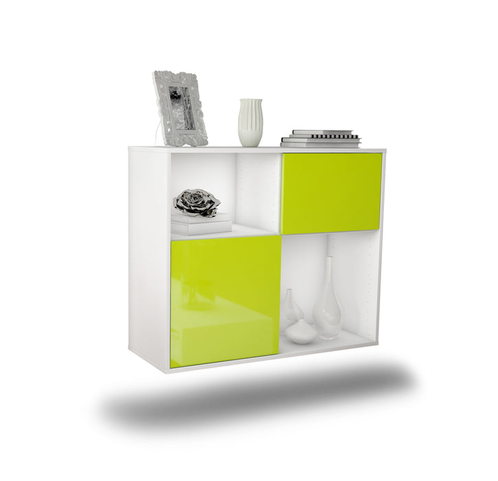 Stil Zeit Möbel Sideboard Shreveport, Grün, hängend (92x79x35cm) im Angebot