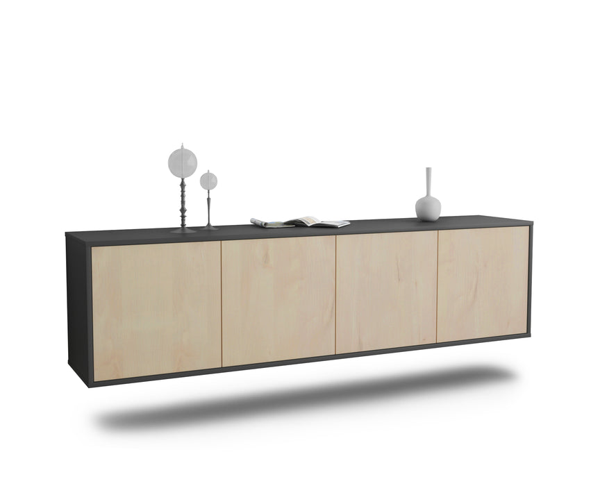 Stil Zeit Möbel Lowboard Anaheim, Zeder, hängend (180x49x35cm) Tägliche Deals